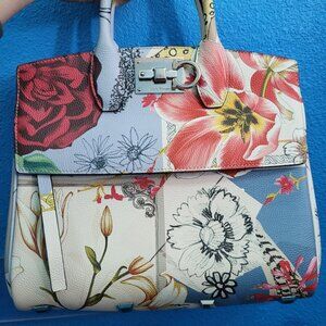 NWT SALVATORE FERRAGAMO Studio Bag Foulard Print (m) In Multicolor $3200 Calf Sk